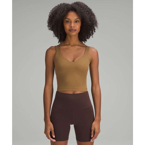 0157 NWT Lululemon Align Tank Top *Light Support, A/B Cup Allspice Sz 4 - Picture 1 of 3